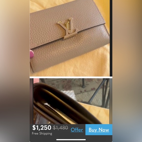 Louis Vuitton vintage Capucines Long Wallet in Magnolia Pink leather - Picture 14 of 15